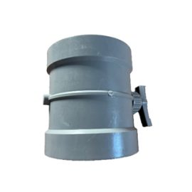 Polypropylene (PP) 160mm Grey duct air volume control valve damper